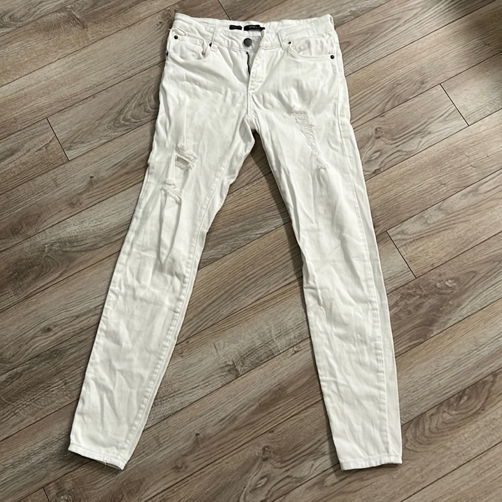 STS Blue white skinny jeans